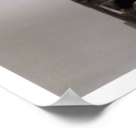 beeld van Gudea, Prins van Lagash, Neo-Sumerian, f Poster (Hoek)