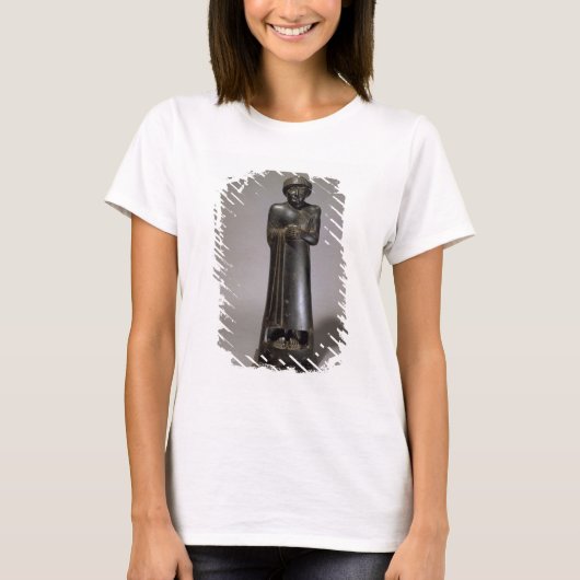 beeld van Gudea, Prins van Lagash, Neo-Sumerian, f T-shirt (Voorkant)