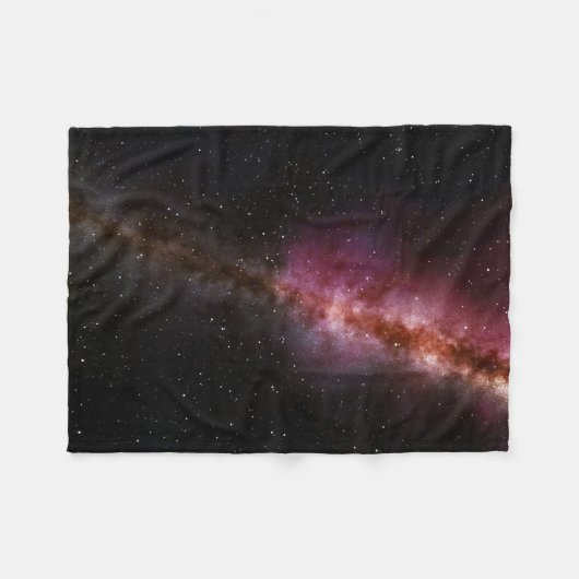 Beeld van het universum fleece deken (Voorkant (Horizontaal))