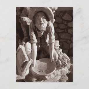 beeld van Miner, Ely, Highway 50 Briefkaart