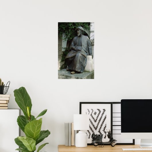beeld van Moses Maimonides Poster (Thuiskantoor)