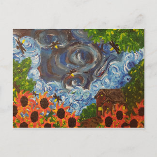 "Beeld van Van Gogh" — post-card art print Briefkaart