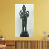 beeld van Vishnu in zijn drievoudige vorm van Vish Canvas Afdruk (Insitu (Woonkamer))