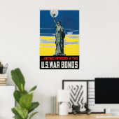 Beeld van vrijheid Tweede Wereldoorlog Poster Amer (Thuiskantoor)