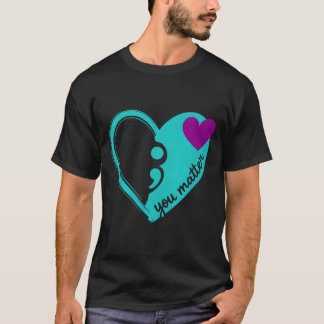 Beeld voor preventie van geestelijke gezondheidspr t-shirt