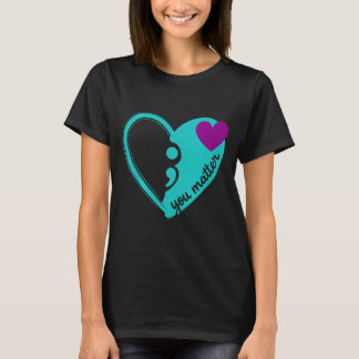 Beeld voor preventie van geestelijke gezondheidspr t-shirt