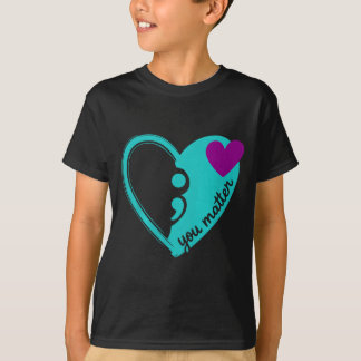 Beeld voor preventie van geestelijke gezondheidspr t-shirt