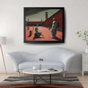 Beelden in een metafysisch landschap   poster