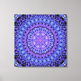 Beelden van Light Mandala Canvas Afdruk