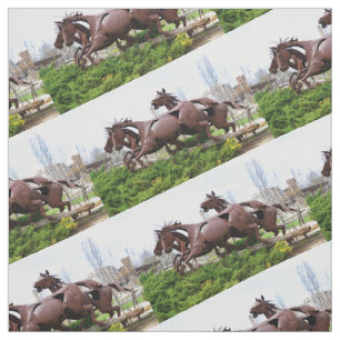 beelden van paarden stof