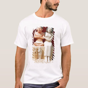 Beeldje van de dwerg Seneb en zijn familie T-shirt