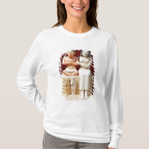 Beeldje van de dwerg Seneb en zijn familie T-shirt