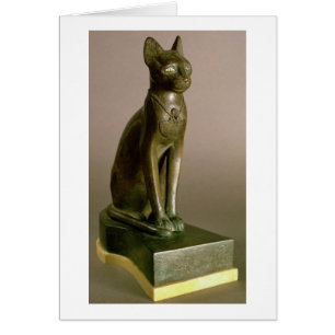 beeldje van een kat die de godin Bastet vertegenwo