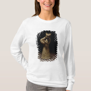 Beeldje van een lionverwarmde demon, mesopotamie, t-shirt