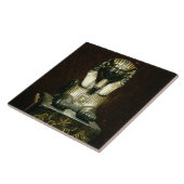 Beeldje van een neushoorn van King Tuthmosis III, Tegeltje (Zijkant)