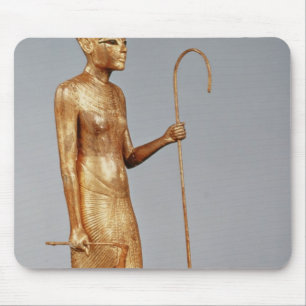 Beeldje van koning met rode kroon van muismat