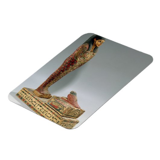 Beeldje van Osiris van Iahmes (geverfd hout) Magneet (Linkerzijde)