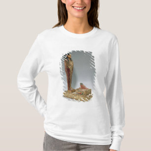 Beeldje van Osiris van Iahmes (geverfd hout) T-shirt