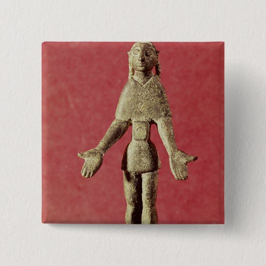 Beeldje Vierkante Button 5,1 Cm (Voorkant)