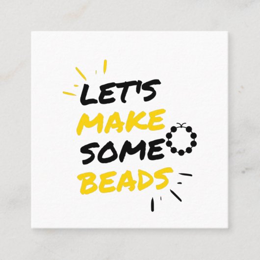 Beeldmakers Vierkante Visitekaartje (Voorkant)