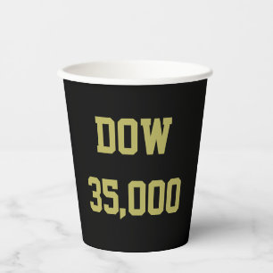 Beeldmarktrebratie van Dow 35000 Papieren Bekers
