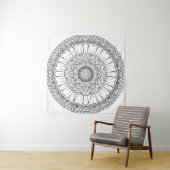 Beeldpapier voor sierpapier van Rosette mandala Wandkleed (In situ)