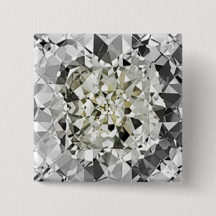 BEELDSCHERM, bevroren Vierkante Button 5,1 Cm