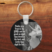 BEELDSCHERM PSALM 37:3 VERTROUWT DE LORD SLEUTELHANGER (Voorkant)