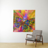 Beeldscherm van de vlinder wandkleed (In situ)