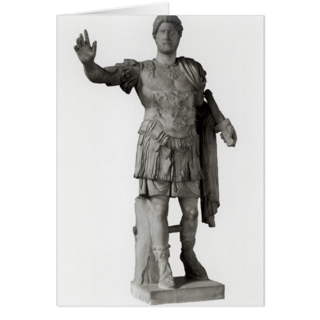 Beeldstandbeeld van Hadrian (marmer) (Voorkant)