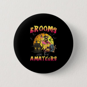 Beeldzomen zijn voor Flamingo Halloween Ronde Button 5,7 Cm