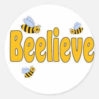 Beelieve Ronde Sticker