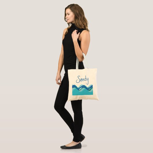 BEelk Collectie: Aangepaste naam Wave Tas (Voorkant (model))