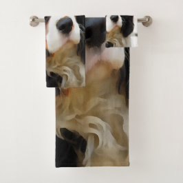 Beeltenis: A King Charles Cavalier Spaniel Bad Handdoek