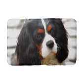 Beeltenis: A King Charles Cavalier Spaniel Badmat (Voorkant)