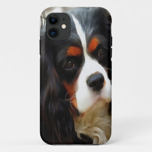 Beeltenis: A King Charles Cavalier Spaniel iPhone 11 Hoesje