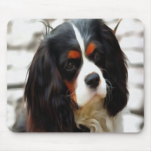 Beeltenis: A King Charles Cavalier Spaniel Muismat (Voorkant)
