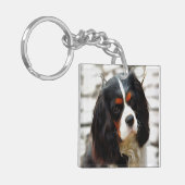 Beeltenis: A King Charles Cavalier Spaniel Sleutelhanger (Voorkant Links)