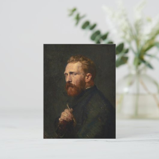 Beeltenis: Vincent van Gogh by John Peter Russell Feestdagenkaart (Staand voorkant)