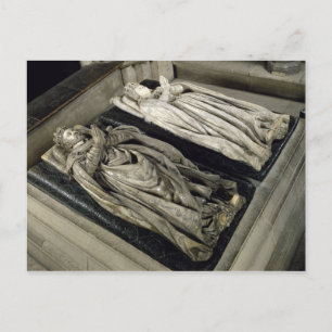 Beeltenissen van Henri II en Catherine de Medici Briefkaart