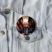 Beelzetrump Ronde Button 7,6 Cm (In situ)