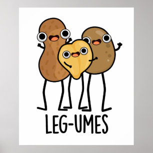 Been-umes Funny Legume Pun Poster