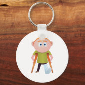 Beenbeen Sleutelhanger (Voorkant)