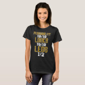 Beenbewustmakingssteun Wheelchai T-shirt (Voorkant volledig)