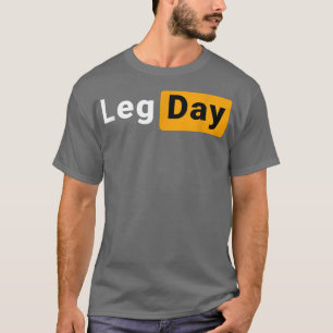 Beendag grappige mop-hub voor gym-uitbouw voor ma t-shirt