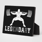 Beendag - Legendarisch - Squat - Gym Inspirerend Fotoplaat (Zijkant)