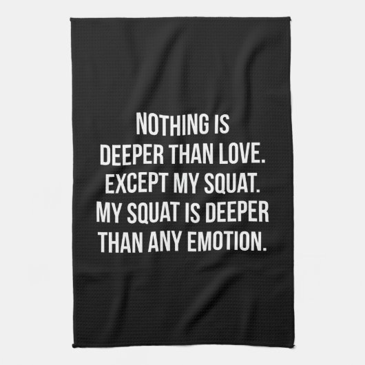 Beendag - Mijn kraakpand is dieper dan liefde - Gr Theedoek (Verticaal)