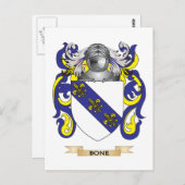 Beendeklaag van wapens (gezinscrest) briefkaart (Voorkant / Achterkant)