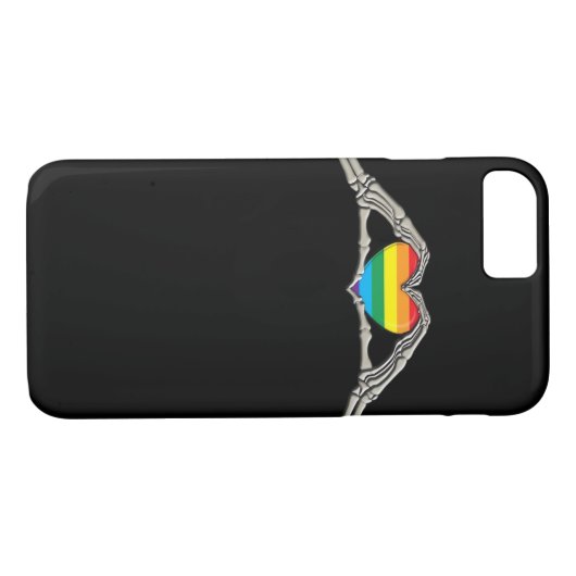 Beenderen handen hart actief Case-Mate iPhone case (Achterkant (Horizontaal))