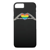 Beenderen handen hart actief Case-Mate iPhone case (Achterkant)